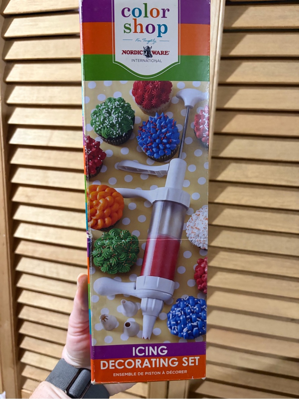 Color Shop Nordic Ware Red Icing Decorating Set